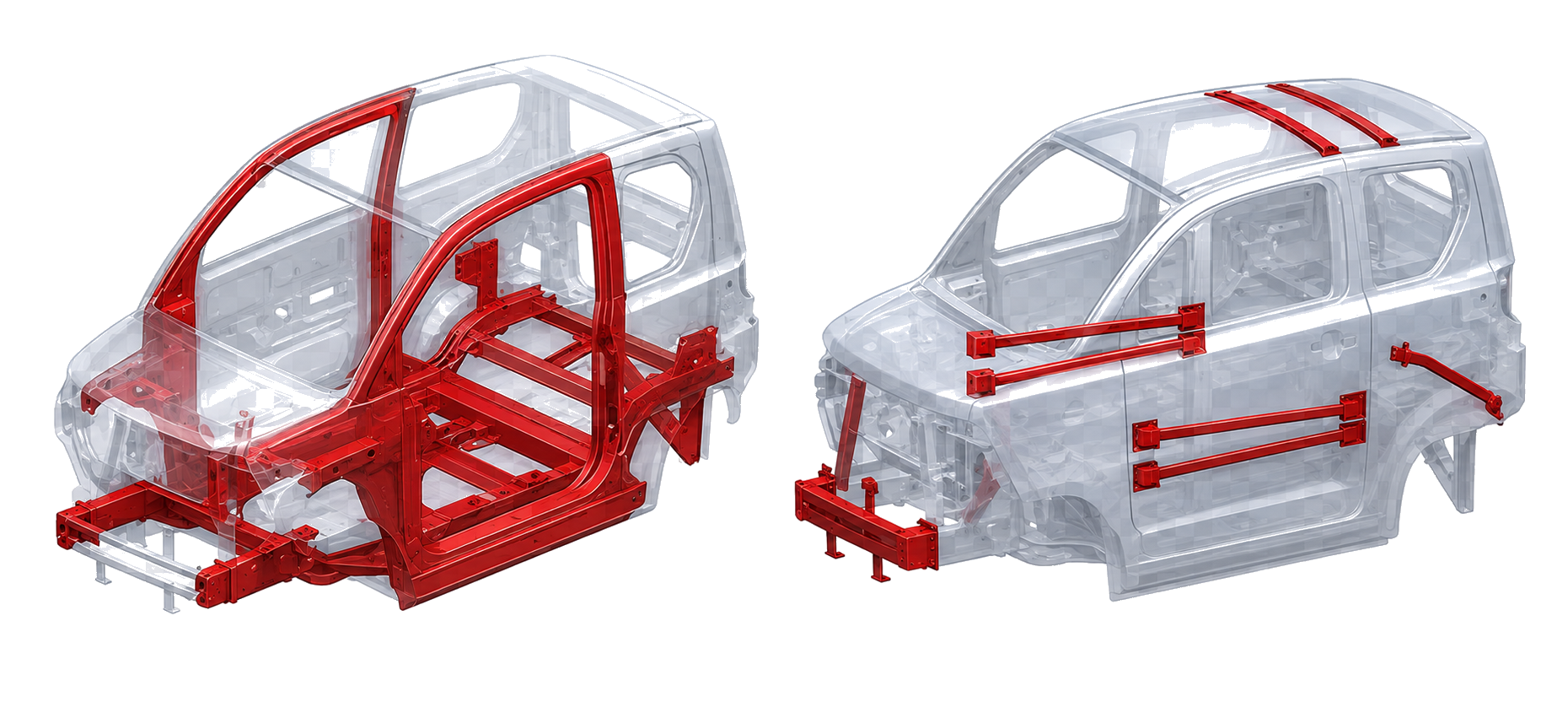 Bentu safety frame